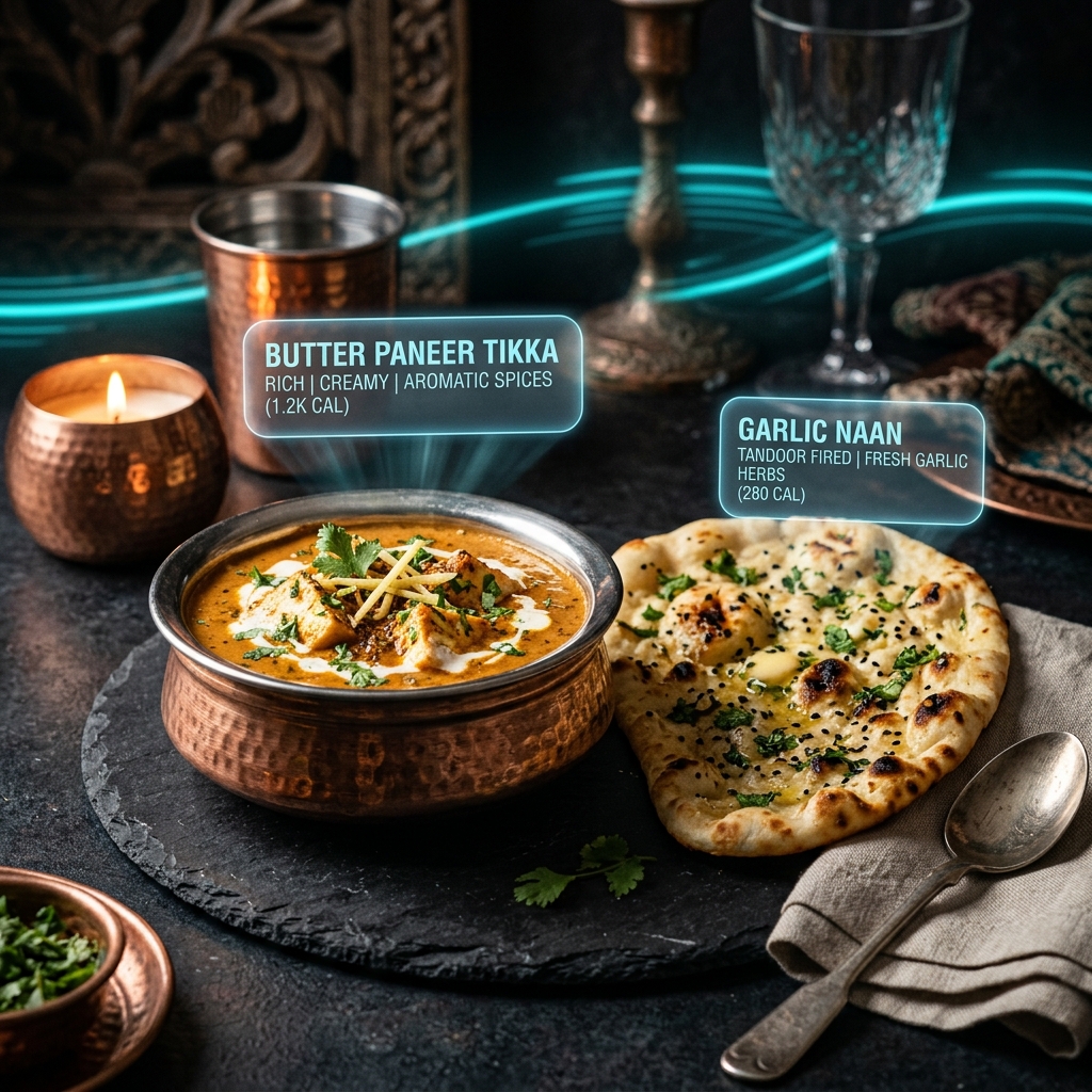 Tracking Indian Restaurant Food: The Secret Calories in Butter Paneer and Garlic Naan